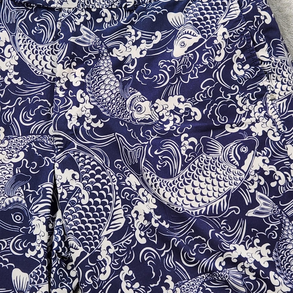 Ralph Lauren RLX Golf Shorts Mens 36 Koi Carp Print Stretch Performance Athletic - Picture 6 of 12